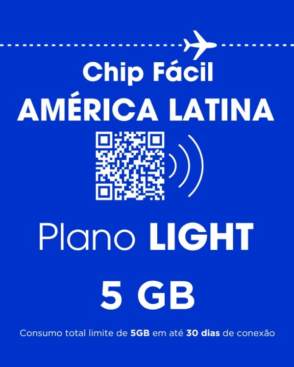 Plano LIGHT - AMÉRICA LATINA 5 Gigas