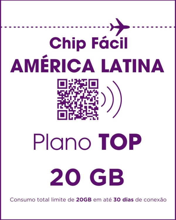 Plano TOP - AMÉRICA LATINA 20 Gigas