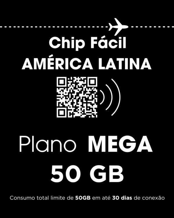 Plano MEGA  - AMÉRICA LATINA 50 Gigas