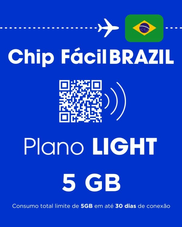 Plano LIGHT - Foreigners in Brazil 5 Gigas